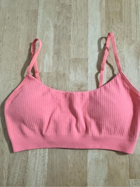 aerie Other - Aerie Superchill Seamless Rib Padded Scoop Bralette- Medium NWT- wild peach 🍑